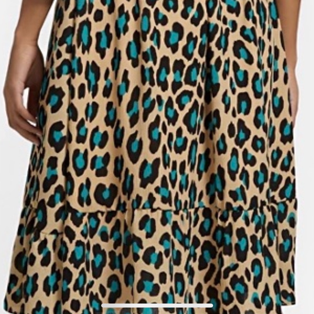 Leopard print cut out MIDI Brand New Size Large - Picture 6 of 7